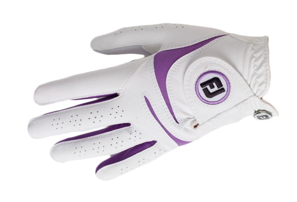 Footjoy Weathersof Handschuh Damen weiß/lila