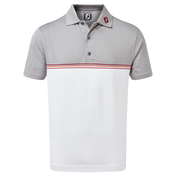 Footjoy Colour Block Lisle Polo Herren