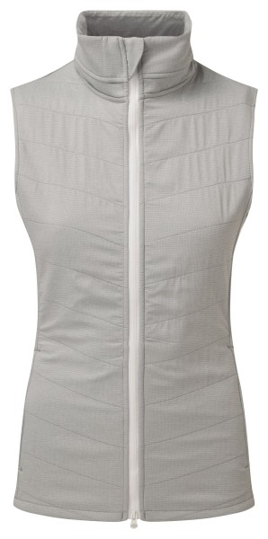 Footjoy Quilted Weste Damen grau/weiß