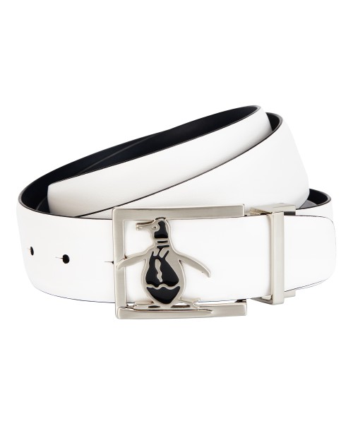 Penguin Reversible Leder Gürtel with Pete Buckle Herren