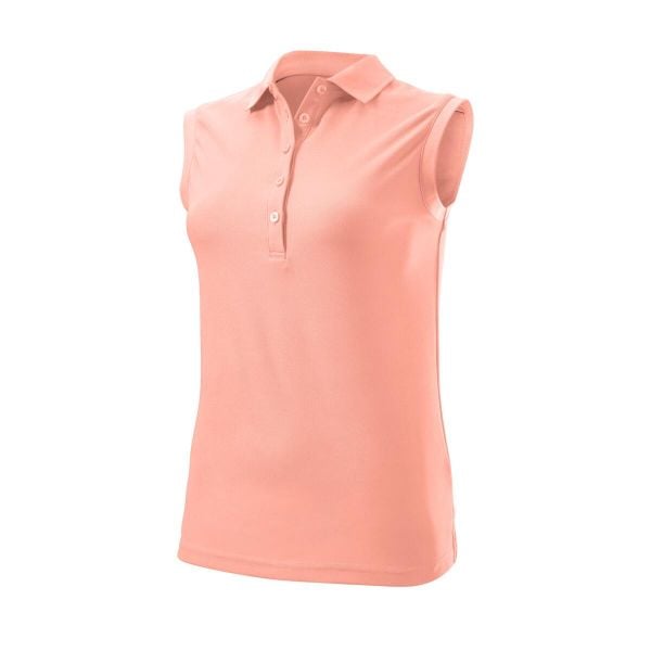 Wilson Staff Authentic Sleeveless Polo Damen pink