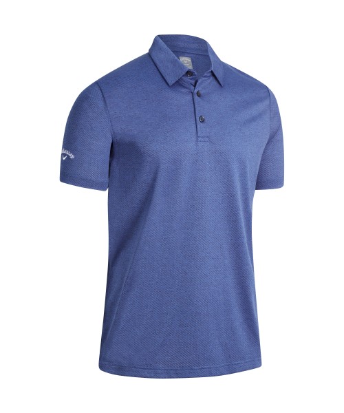 Callaway Heathered Jaquard Polo Herren navy