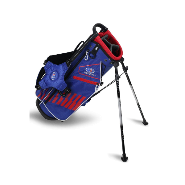 U.S. Kids Golf Standbag 2020 blau/rot