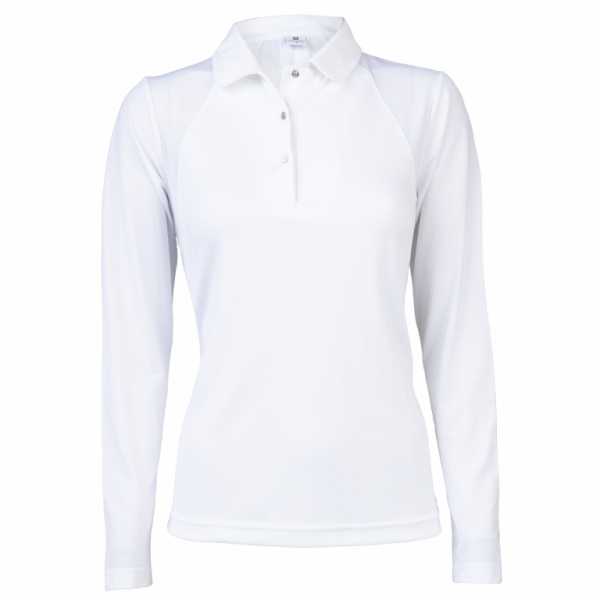 Dailysports Enya Longsleeve Polo Damen weiß