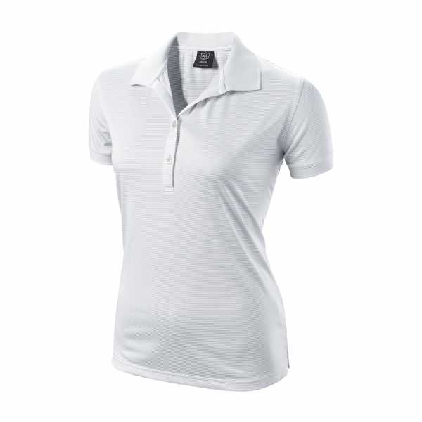 Wilson Stripe Polo Damen grau