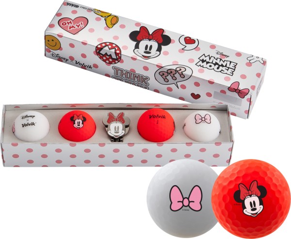 Bolas Volvik Disney Collection 4 unidades + marcador de bolas