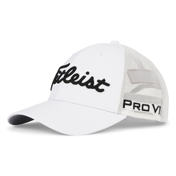 Titleist Tour Mesh Cap Herren schwarz/weiß