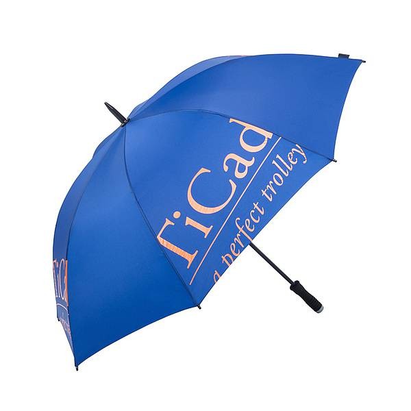 TiCad Regenschirm mit TiCad-Logo blau