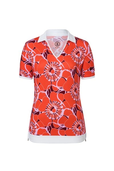 Bogner CERISA Polo Damen orange braun
