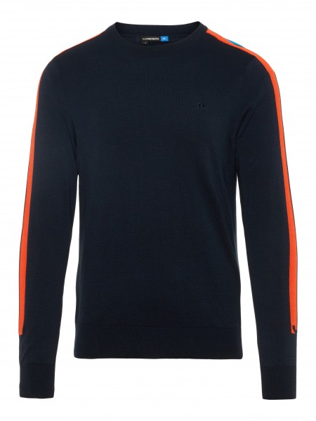 J. Lindeberg Kevin Crew Neck-Pima Pullover Herren navy