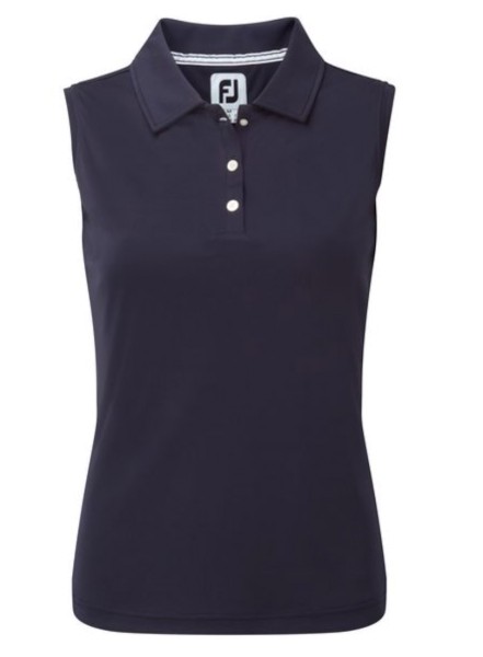 Footjoy Interlock Polo Damen sleeveless navy