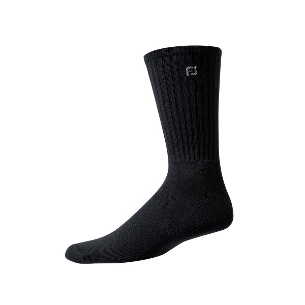 Footjoy ProDry Lightweight Crew Socken lang Herren schwarz