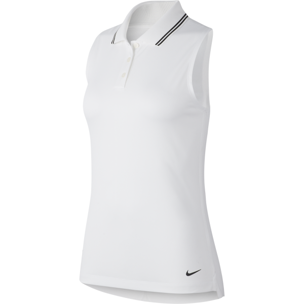 Nike Dri-Fit Victory sleeveless Polo Damen weiß