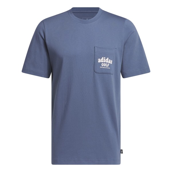 adidas Ball Retrieval Graphic Pocket T Shirt Herren Shirts Polos Herren Golfbekleidung