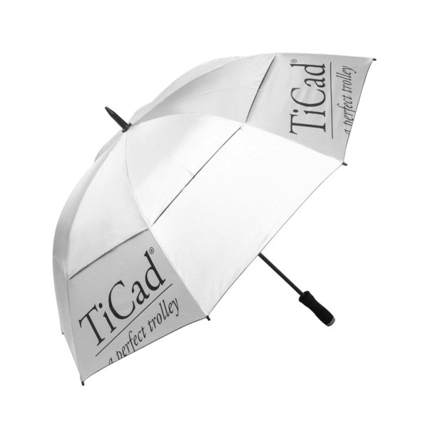 TiCad WindBuster XXL Regenschirm silber