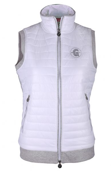 Girls Golf Ruffle Weste Damen weiß