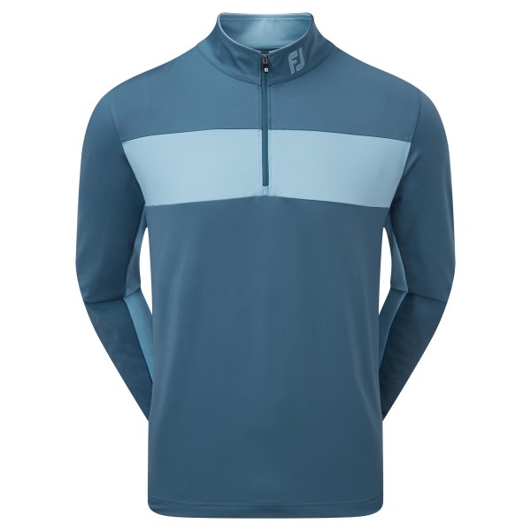 Footjoy Engineered Chest Stripe Chill-Out Half Zip Pullover Herren