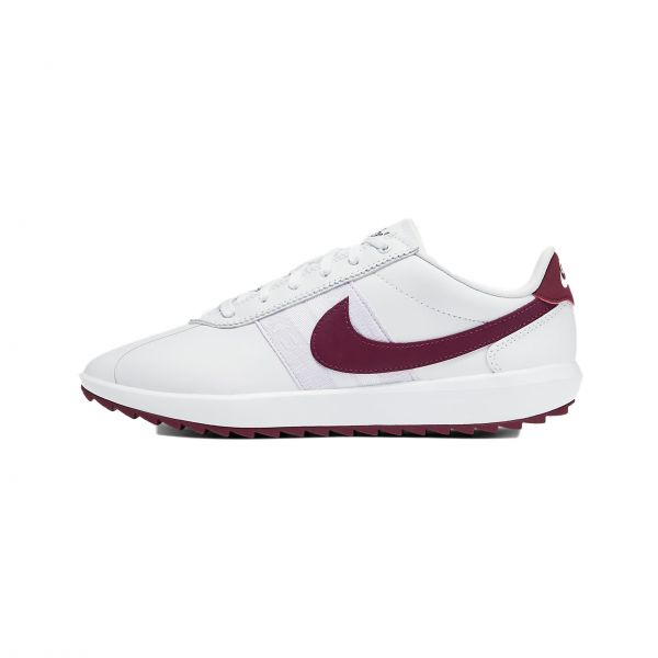 nike cortez womens white and red