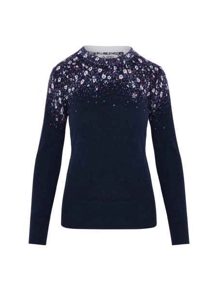 Original Penguin Golf Engineered ZEN FLORAL Sweater Damen L navy