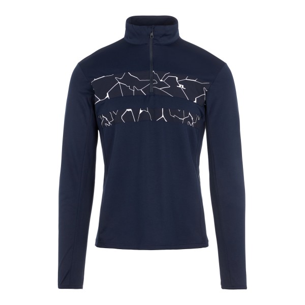 J.Lindeberg Bran Golf Print Mid Layer Herren navy