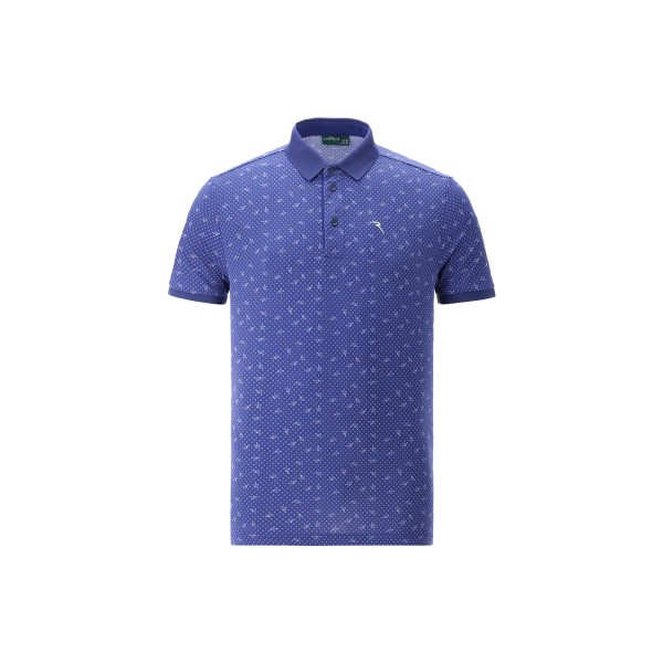 Chervo ASIER Golf Polo Herren gemustert dunkelblau