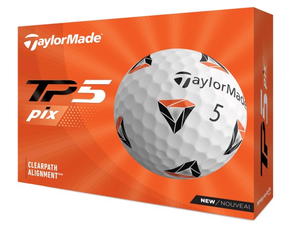 TaylorMade TP5 2021 Golfbälle 12Stk. weiß/pix