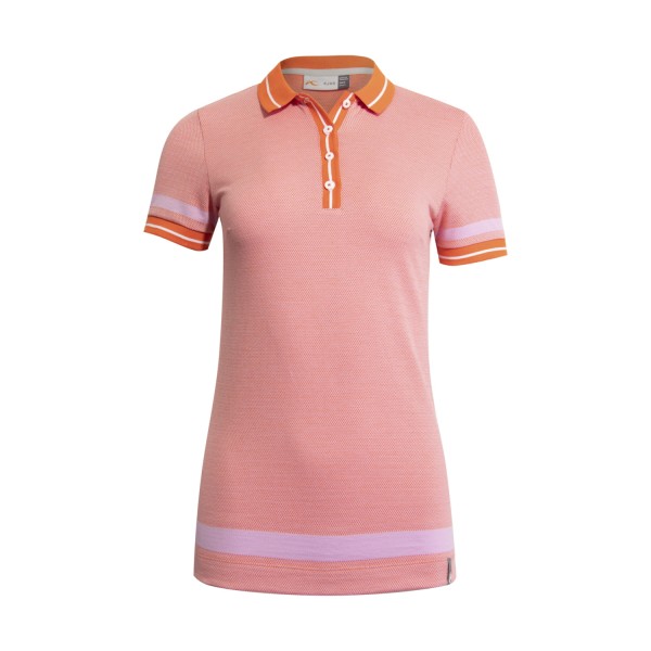 Kjus Emmy Structure S/S Polo Damen pink
