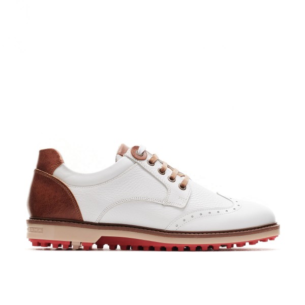 Duca del Cosma Eldorado Golfschuh Herren weiß/braun