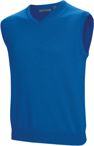 Ashworth Merino Vest blau