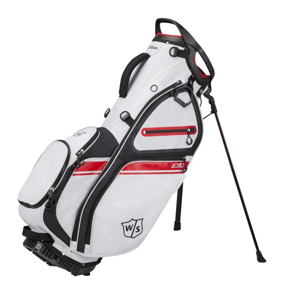 Wilson Staff EXO II Standbag weiß/schwarz/rot