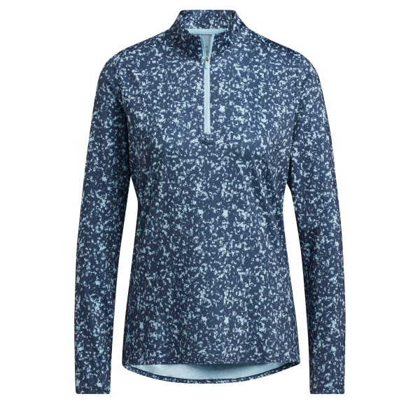 adidas AEROREADY Printed Longsleeve Damen hellblau/navy