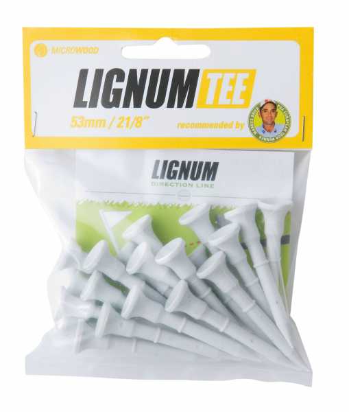 Lignum Tees 53mm 16Stk. weiss