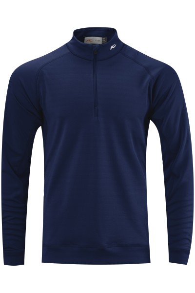 KJUS Keano Stripe Half-Zip Pullover Herren atlantablau