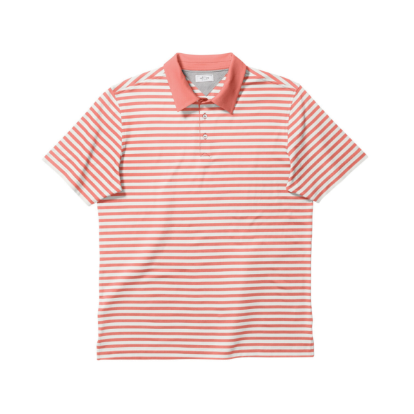 adidas Adipure Premium Bold Stripe Polo Herren weiß/orange