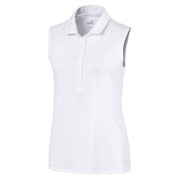 Puma Rotation Sleeveless Polo Damen weiß
