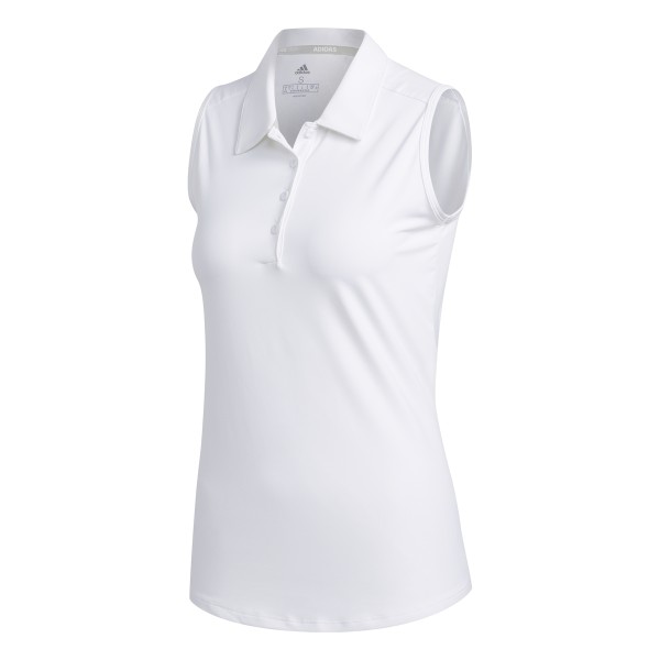 adidas Ultimate365 Sleeveless Polo Damen weiß