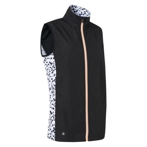 Abacus Ganton Weste Damen schwarz/weiß