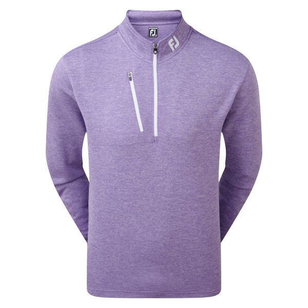 Footjoy Heather Pinstripe Chill-Out Pullover Herren lila