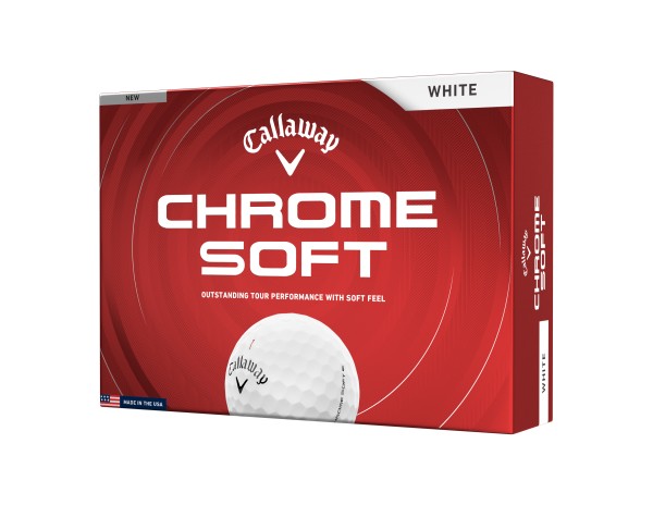 Callaway CHROME SOFT26 TRIPLETRACK Golfbälle 12Stk. weiß/360