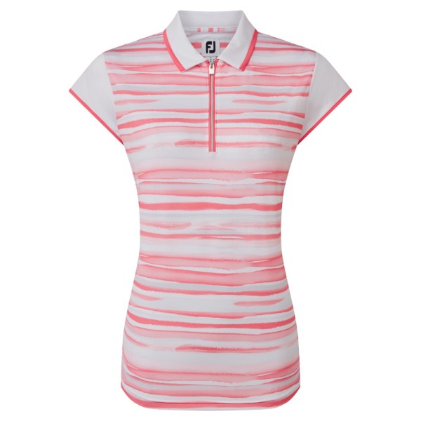 Polo Footjoy Cap Sleeve Colour Block Lisle de mujer