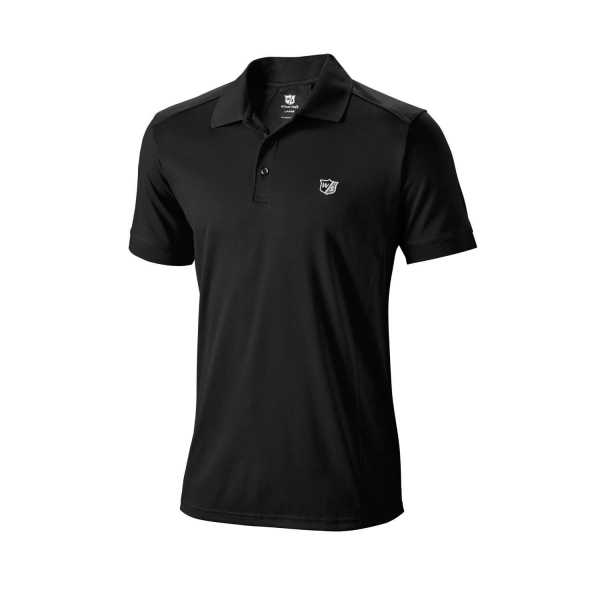 Wilson Performance Polo Herren schwarz