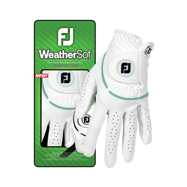 Footjoy WeatherSof Golfhandschuh Damen linke Hand / L schwarz
