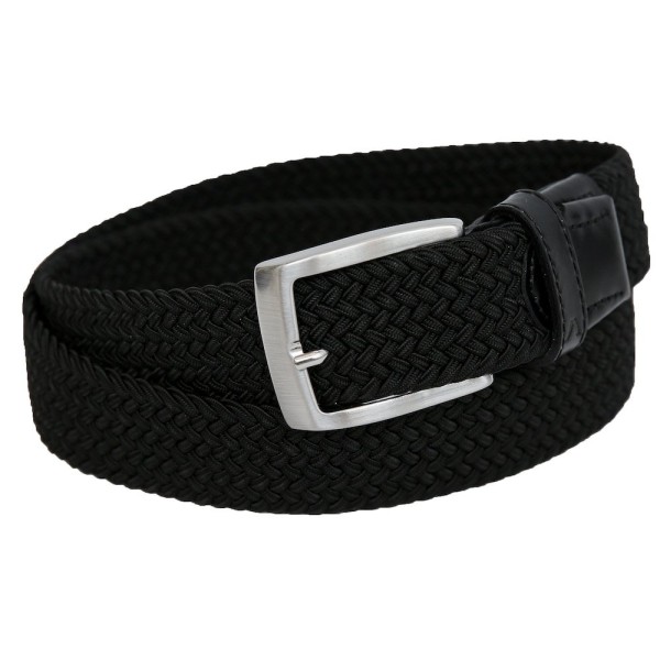 Alberto Gürtel Basic Braided Herren schwarz 