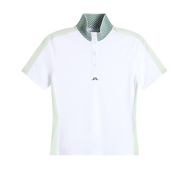 J.Lindeberg Pip Polo Damen L weiß
