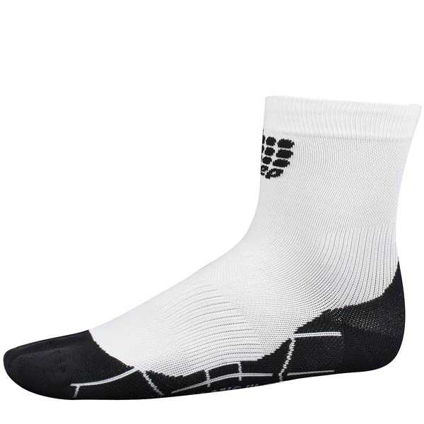 CEPsports dynamic+ Socken kurz Damen schwarz/weiß