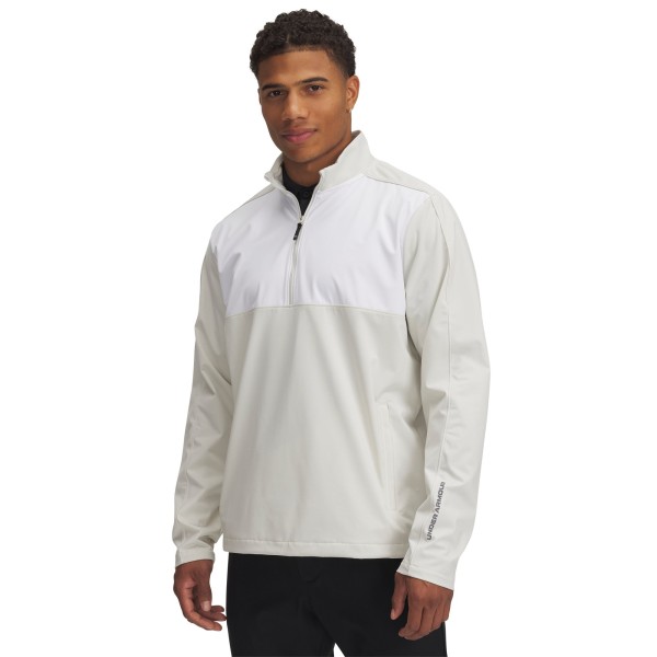 Under Armour UA Drive Wind 1/2-Zip Mid Layer Herren L beige/weiß