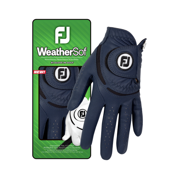 Footjoy WeatherSof Golfhandschuh Damen linke Hand / L schwarz