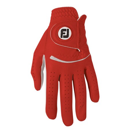 Footjoy Spectrum Damenhandschuh weiß/rot 