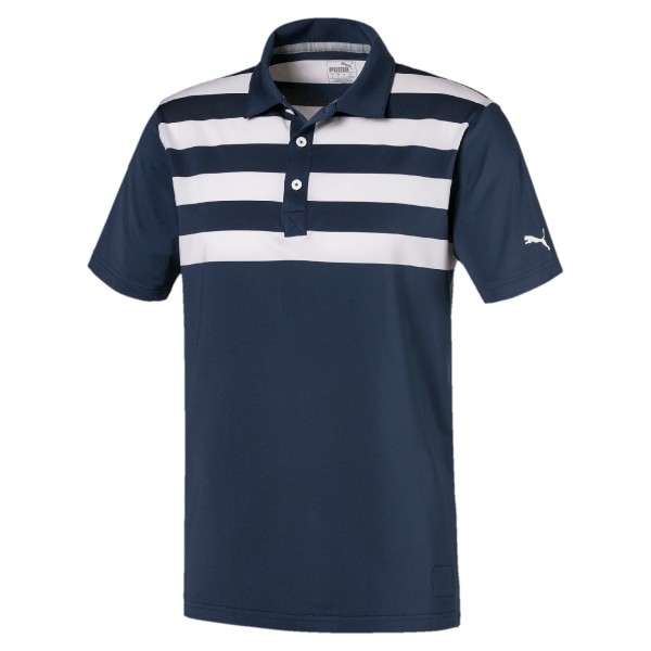 Puma Pars and Stripes Polo Herren blau