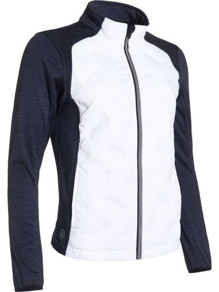 Abacus Dunes Hybrid Jacke Damen weiß